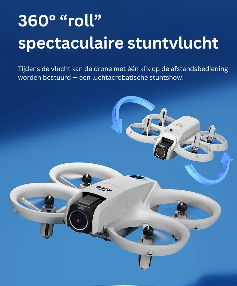 AeroPro i 8K UHD Professionele Drone 5G GPS Opvouwbare RC 18000M | Drone | Brushless Drone met Hindernisvermijding & Afstandsbediening