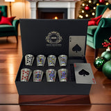 Koninklijke Speelkaarten Whiskey Glas Set – RVS & Flesopeners
