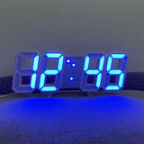 3D-Digitale wekker, huishoudelijke tafel- en wandklok, woonkamerontwerp met premium karakter, creatieve LED-wandklok, wandklok