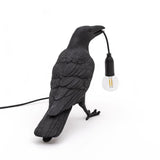 Geluks vogel tafel lamp, creatief en individueel, slaapkamer nachtlamp, dierlijke vogel hars wandlamp, decoratie