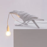 Geluks vogel tafel lamp, creatief en individueel, slaapkamer nachtlamp, dierlijke vogel hars wandlamp, decoratie