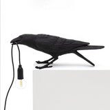 Geluks vogel tafel lamp, creatief en individueel, slaapkamer nachtlamp, dierlijke vogel hars wandlamp, decoratie