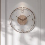 ModernStyleClock |  Grote Houten Wandklok voor Woonkamers