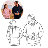 Imagecapture Hoodie | Elegant foto borduurwerk voor modieuze aandenkens
