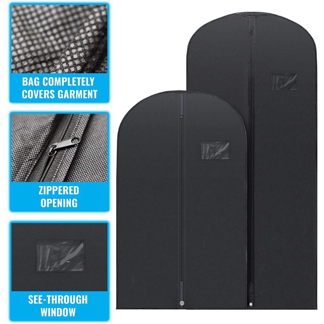 Sandsberg 5 Premium Kledinghoezen - Met doorzichtig venster, waterafstotend - 40"/54" inch