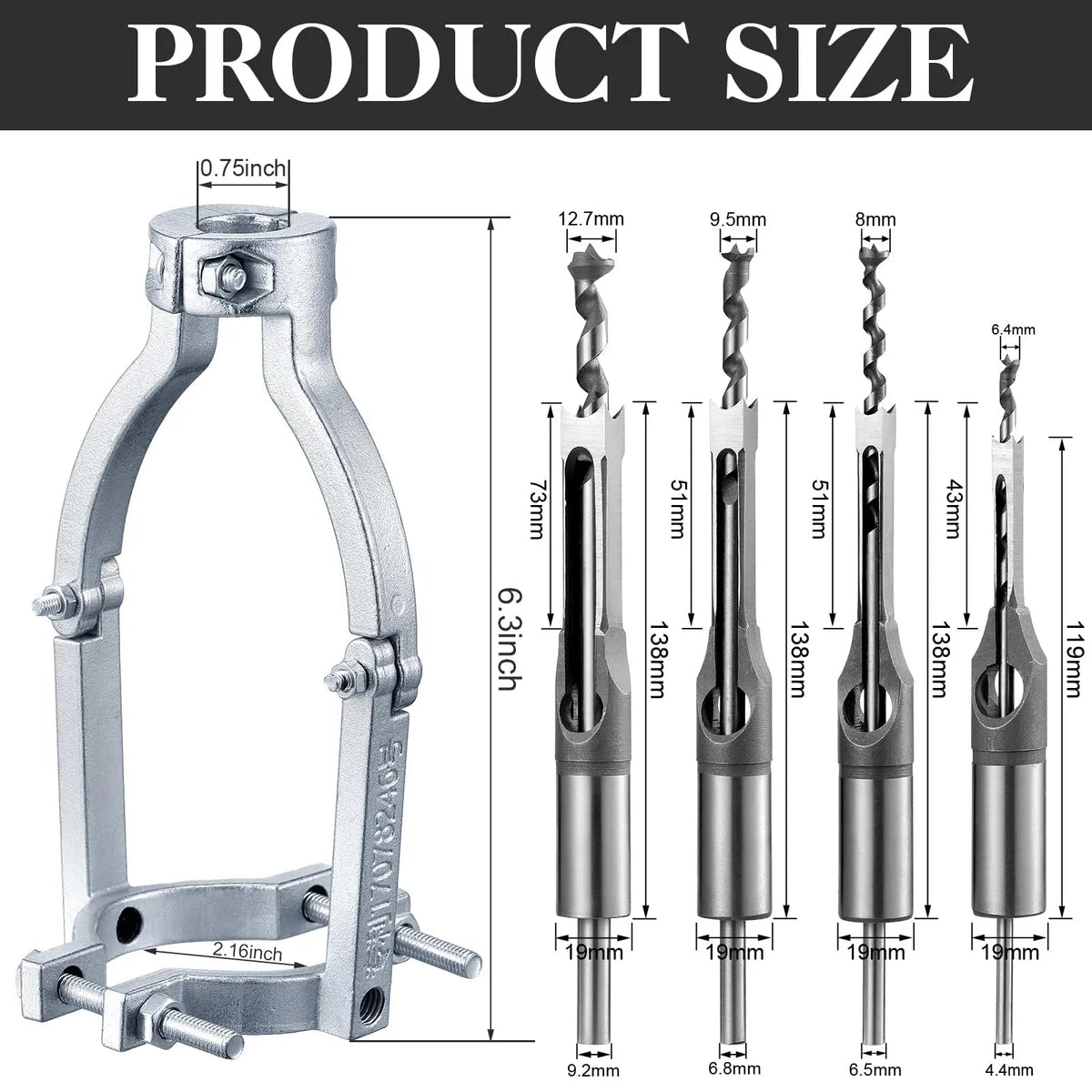 PRECIZO Adapter- en Stemmeisenset