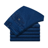 Rechtaf gesneden herenjeans met hoge taille