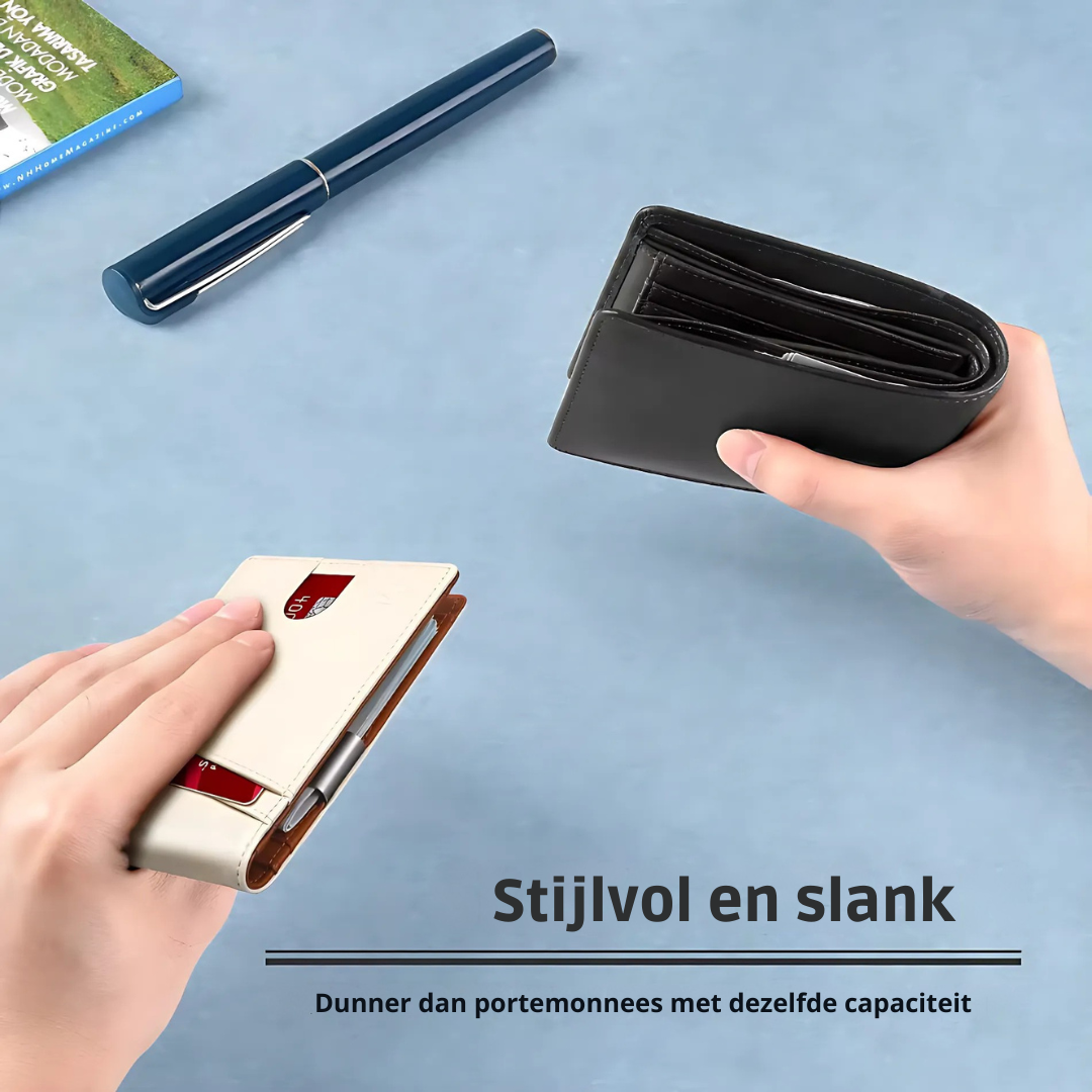 Slimme portemonnee - Ultra slank en veilig - RFID-bescherming