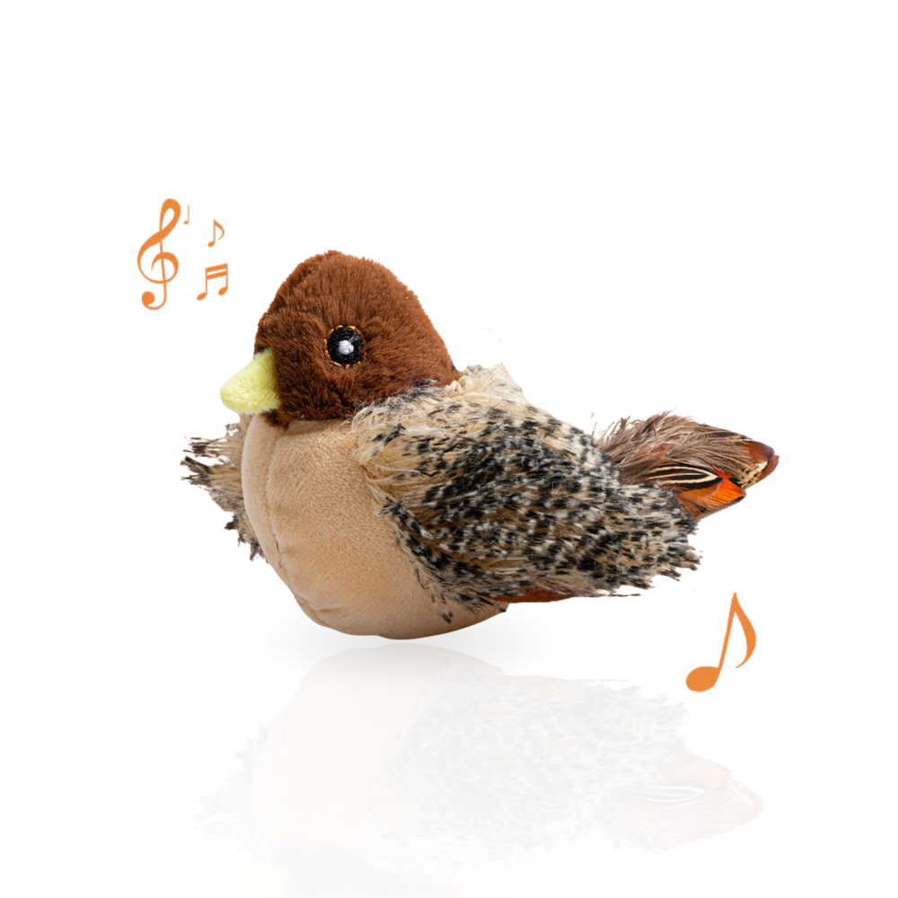 Interactief kattenspeelgoed met geluid en beweging – FlappyChirp
