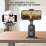 📸360° Draai Smart Auto Gezichtsobject Volg Houder