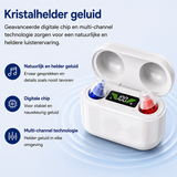 HearPro | Oplaadbaar Hoortoestel | Onzichtbaar en Comfortabel | Eenvoudige Oplossing voor Gehoorschade