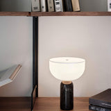 Raja Marmeren Tafellamp – Tijdloze Elegantie met een Luxe Marmeren Basis