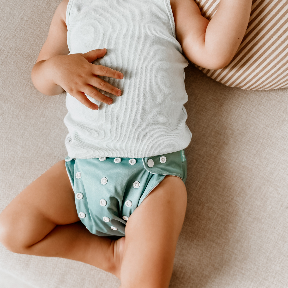 Herbruikbare & lekvrije stoffen luiers voor baby's – Eco-luierset