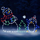 SnowGlow - Speelse geanimeerde sneeuwbal-lamp