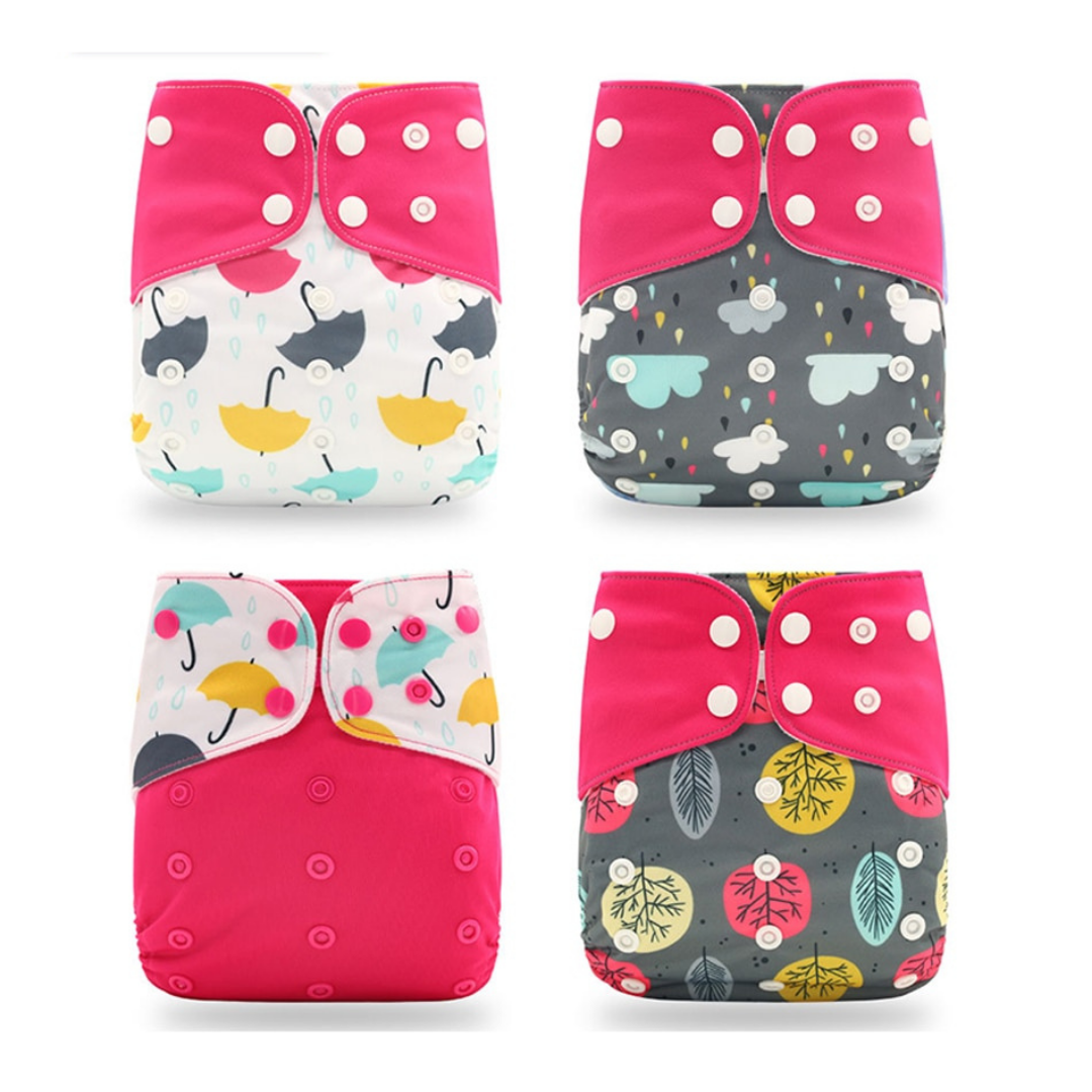 Herbruikbare & lekvrije stoffen luiers voor baby's – Eco-luierset