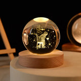 Glow-in-the-Dark Bal met 3D Gravure van Planeten