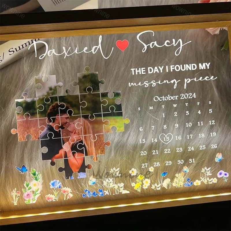 LoveFrame | Ontbrekend stukje lichtframe, waar je liefdesverhaal begint te stralen
