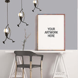 Retro IJzeren Man Hanglamp – Speelse Vintage Charme voor Unieke Interieurs