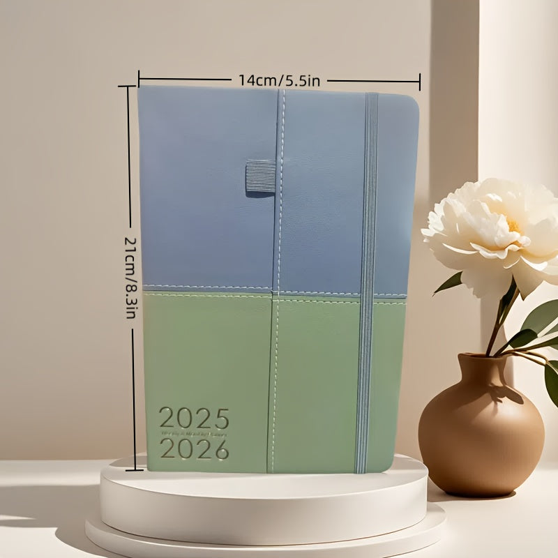 Dikke zakelijke planner 2025 | Agenda | Dagplanner met tijdschema en 365 pagina’s