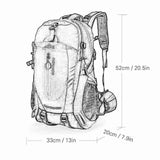 40L Waterdichte Wandelsrugzak