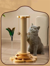 Kat Draaitafel Krabpaal – Grappige Interactieve Kattenstok en Sisal Krabbord voor Plezier en Beweging