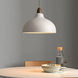 Scandinavische Houten & Metalen Hanglamp – Moderne Nordic Elegantie