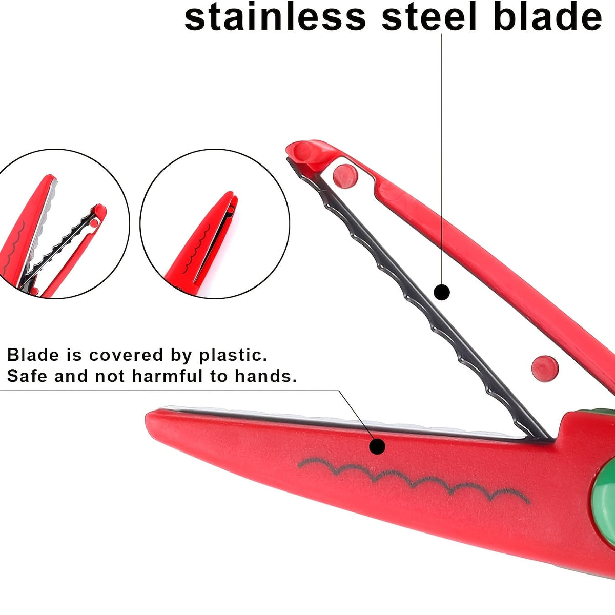 Kleurrijke Creatieve Knipscharen Set – Decoratieve Randen voor Handwerk en DIY