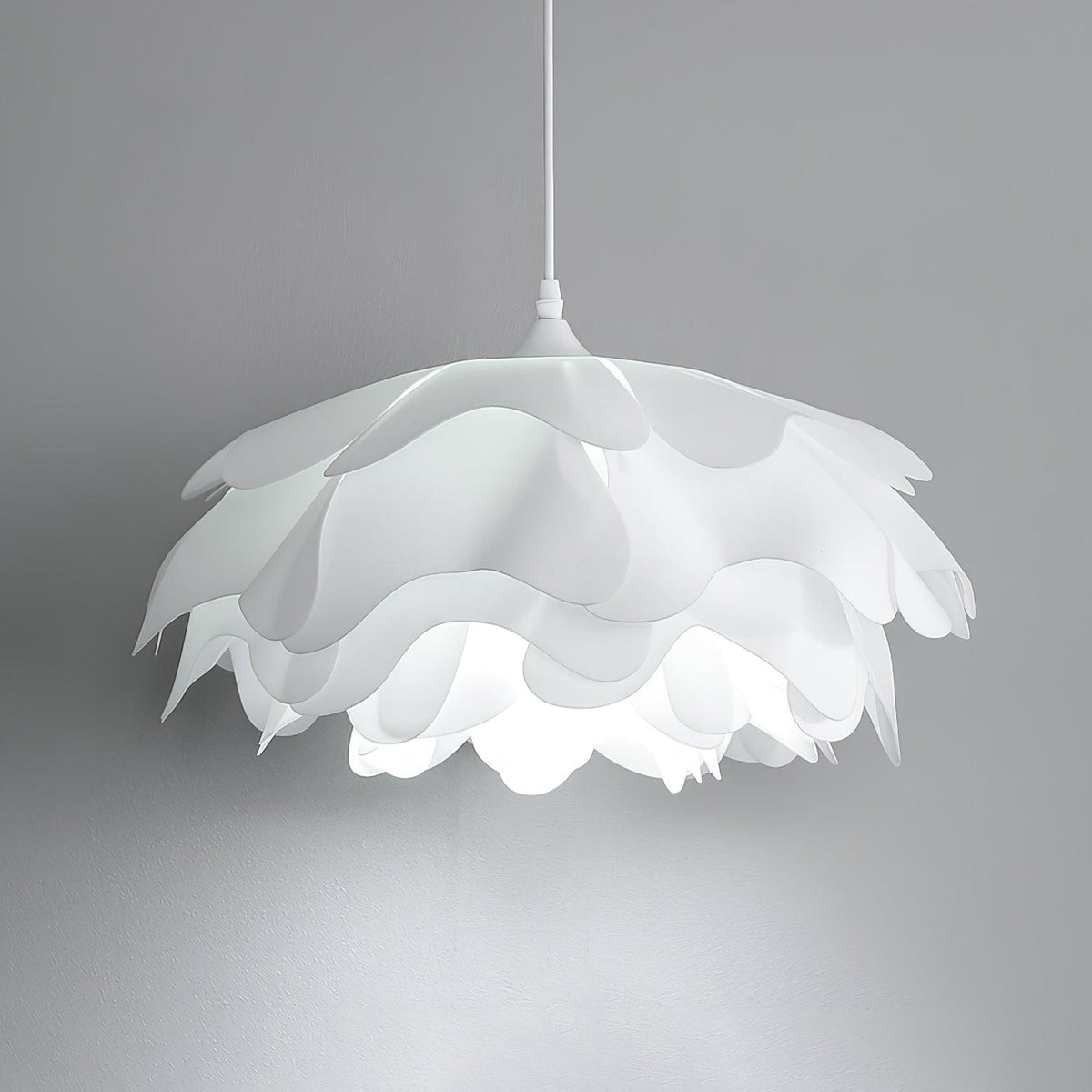Bloemvormige Hanglamp - Witte Hanglamp
