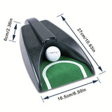 Putting Practice Mat met Automatisch Retour | Golf Puttingmat | Duurzaam ABS, Verbeter je Putt Skills