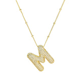 Diamanten Ketting met Letter