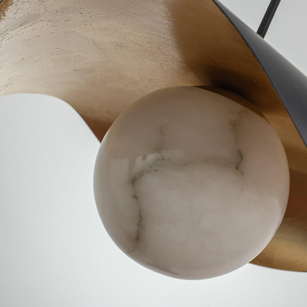 Moderne Hanglamp met Marmeren Design