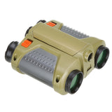Kinderen Nachtzicht Goggles & Verrekijkers | 4x30mm Optische Versterking | 8m Laaglicht Zichtbaarheid Bereik | Geïntegreerde Pop-Up LED Verlichting | Schokbestendige ABS Behuizing | Verstelbare Diopter voor Brilcompatibiliteit