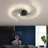 Moderne LED plafondlamp - minimalistisch ontwerp in zonnestraalstijl