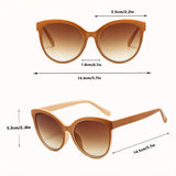 Luxe Cat-Eye Zonnebril voor Dames – Oversized en Stijlvol voor Zonnige Dagen