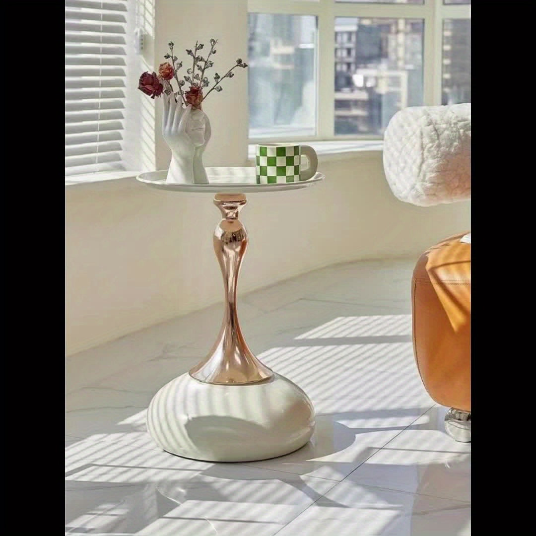 Ningqin Gouden-Witte Zijkast – Compact en Chic Design
