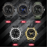 ⌚Sportieve Dual-Display Mode Multifunctionele waterdichte verlichte herenarmbandhorloge