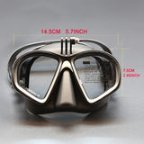 Tempered Duikmasker met Opbergcase - Duik Bril met Anti-Fog en Camerabevestiging