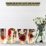 FloraLetter - Bloemenlampenletters van hars