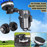 Handyhouder Auto GripTech | Sterke Zuignap-Hechting | 360° Rotatie | Eenhandbediening