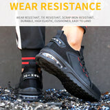 Ultraleichte, ademende, antislip werkschoenen met stalen neus