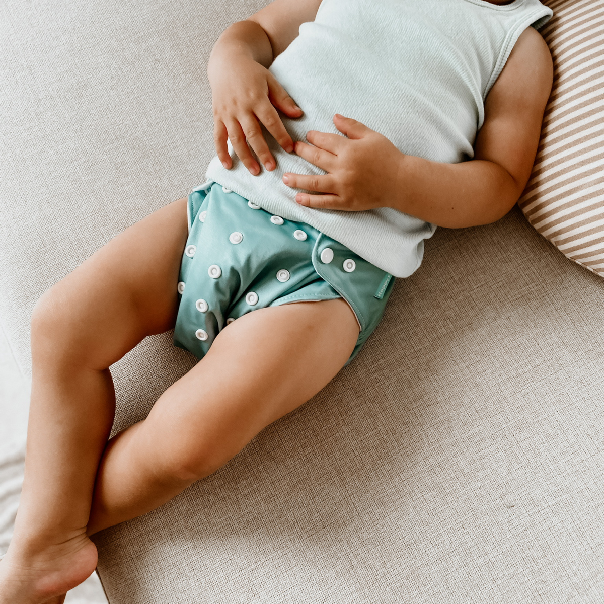 Herbruikbare & lekvrije stoffen luiers voor baby's – Eco-luierset