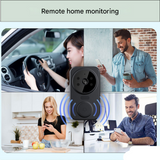 Zwarte Slimme Wi-Fi Deurbel met Camera – Noctiq
