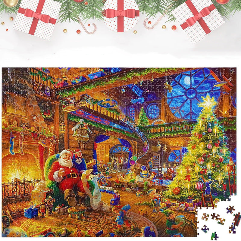 Kerst Puzzel Adventskalender – 1008 Stukjes, Dagelijks Puzzelplezier