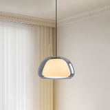Moderne Jelly Hanglamp – Elegante Witte Glazen Kap met Verstelbare Daling