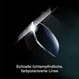 Klugeule Automatische Verfärbung Polarisierende Bril