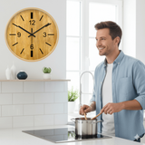 Houten Klok – Natuurlijke Charme voor uw Huis – 30 cm, stil en stijlvol