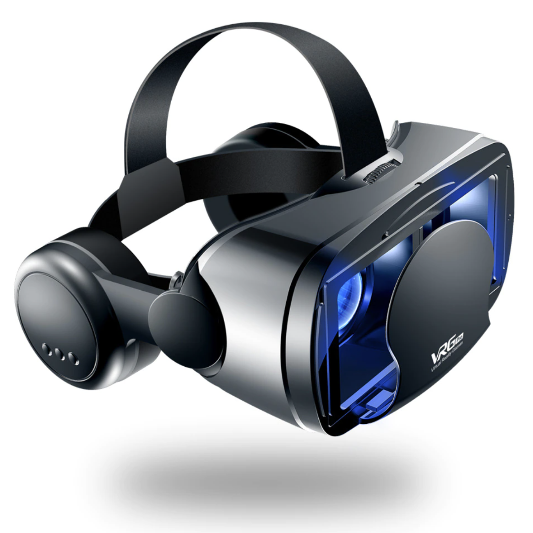 Reality PRO+ | Smart VR Bril met Geïntegreerde Headset voor iPhone & Android
