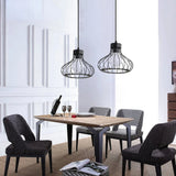 Moderne Industriële Metalen Hanglamp – Verstelbaar Vintage Zwart Ontwerp