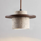 Moderne Hanglamp van Steen en Hout