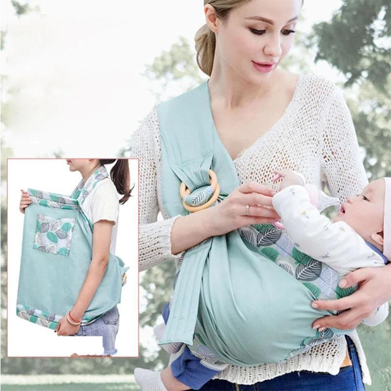 Multifunctionele Babydraagzak met Borstvoedingsfunctie van Katoen – 0 tot 36 maanden